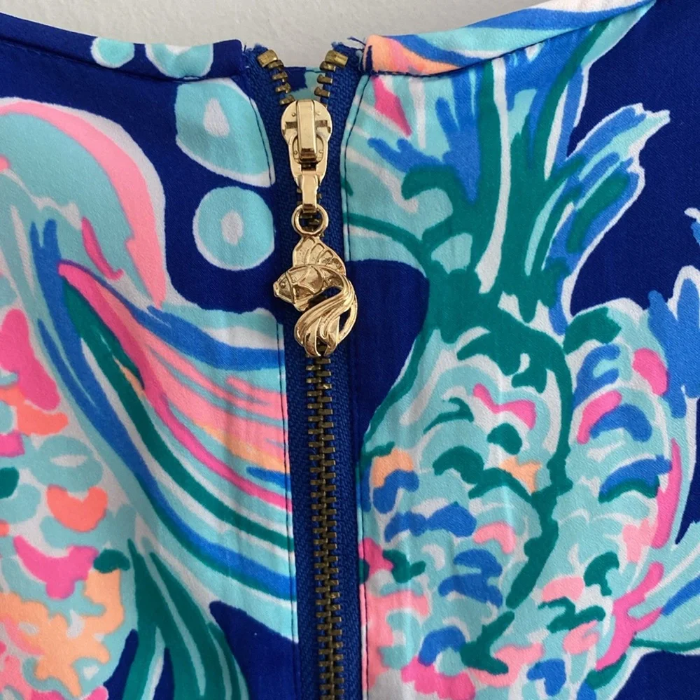 Lilly Pulitzer Pink and Blue Dress - Picture 5 of 7